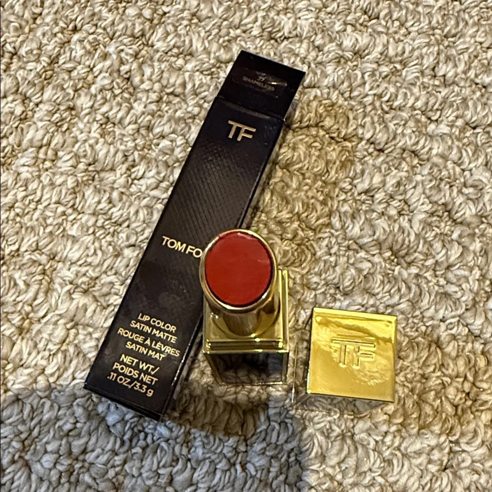 Tom Ford Lip Color Satin‎ Matte Lipstick #27 Shameless 0.11oz / 3.3g NIB